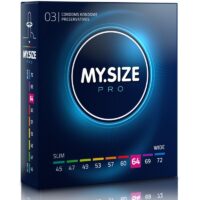 MY SIZE - PRO PRESERVATIVOS 64 MM 3 UNIDADES · MY SIZE · Tamaño XL (Grandes)