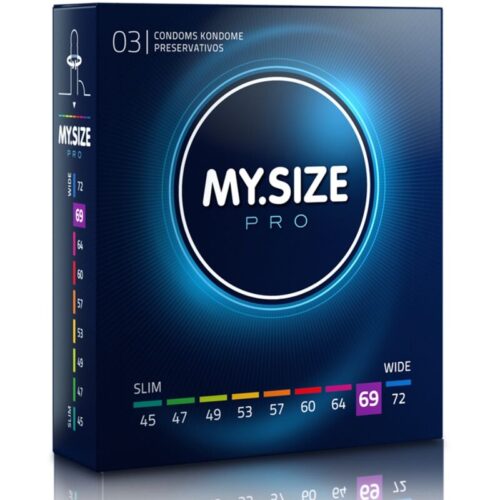 MY SIZE - PRO PRESERVATIVOS 69 MM 3 UNIDADES · MY SIZE · Tamaño XL (Grandes)