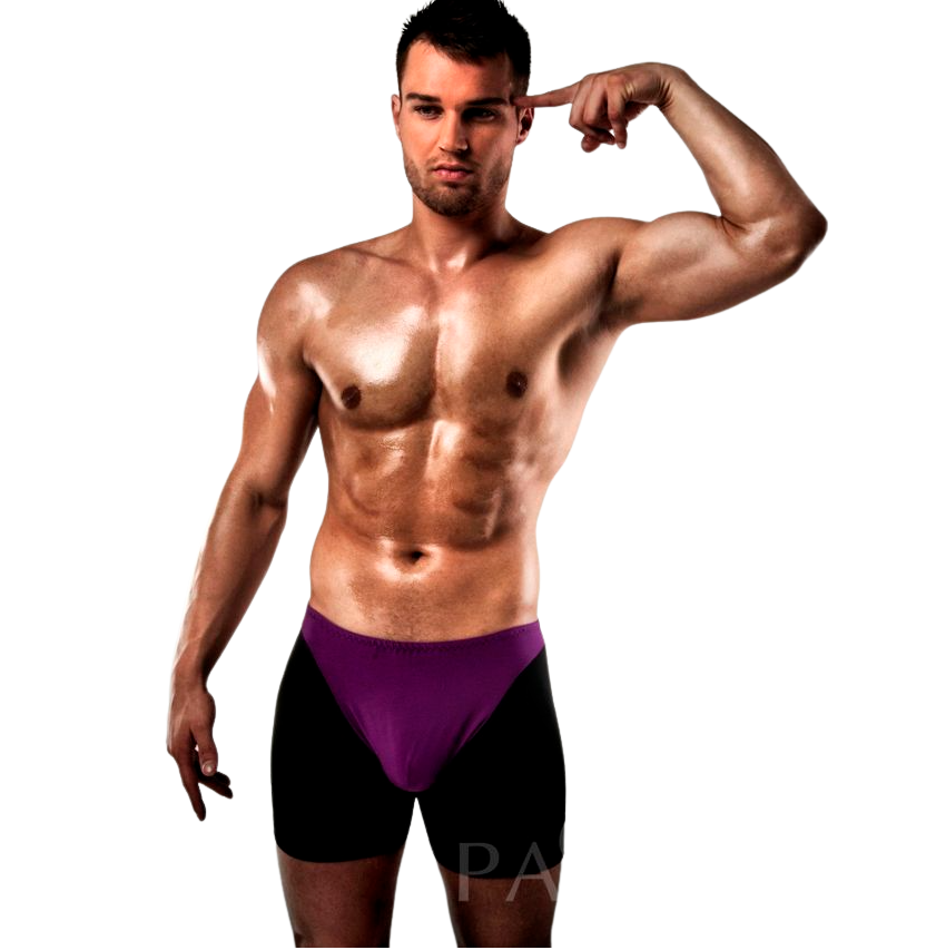 PASSION - BOXER 009 LILA/ NEGRO EROTIC LINGERIE S/M 5 img 10857 b34cbcb1a84a6d8bdc8903a05c88914c 1