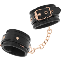 BEGME - BLACK EDITION ESPOSAS PARA MANOS CON FORRO DE NEOPRENO · BEGME FETISH GAMES · Esposas