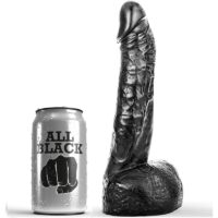 ALL BLACK - DILDO FISTING 20 CM · ALL BLACK · Penes realísticos
