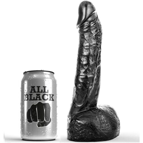ALL BLACK - DILDO FISTING 20 CM · ALL BLACK · Penes realísticos