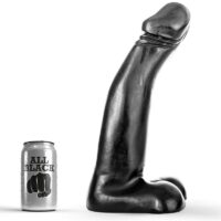 ALL BLACK - DILDO REALISTA NEGRO FISTING 29 CM · ALL BLACK · Penes realísticos