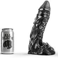 ALL BLACK - DILDO 23 CM · ALL BLACK · Penes realísticos