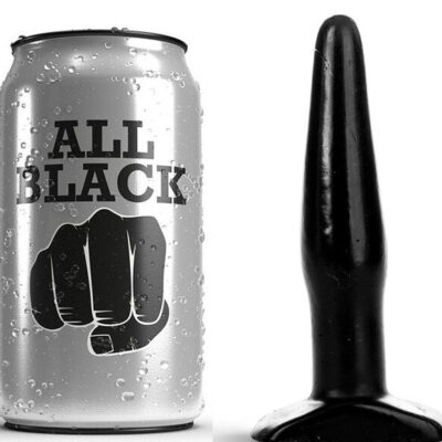 ALL BLACK - PLUG NEGRO 11 CM · ALL BLACK · Anal