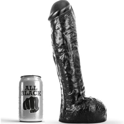 ALL BLACK - DONG 29 CM · ALL BLACK · Penes realísticos