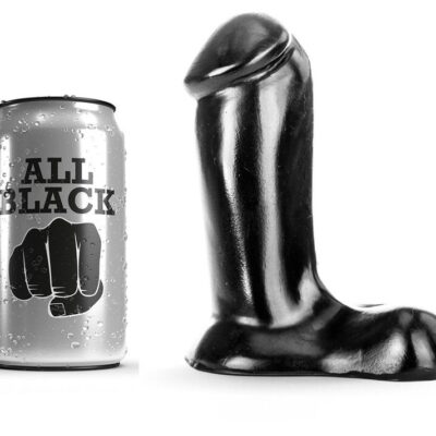 ALL BLACK - DILDO REALÍSTICO 14 CM · ALL BLACK · Penes realísticos