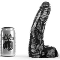 ALL BLACK - DONG 25,5 CM · ALL BLACK · Penes realísticos