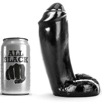 ALL BLACK - DILDO REALÍSTICO 18 CM · ALL BLACK · Penes realísticos