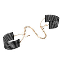 BIJOUX - DÉSIR MÉTALLIQUE ESPOSAS MALLA METALICA NEGRA · BIJOUX INDISCRETS · Esposas