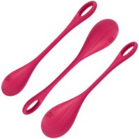 SATISFYER - YONI POWER 1 KIT DE ENTRENAMIENTO ROJO · SATISFYER · Bolas Básicas