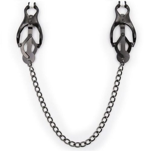 OHMAMA FETISH – PINZAS PEZONES JAPONEAS CON CADENA NEGRA