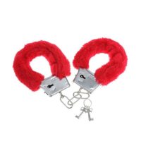DIABLO PICANTE - ESPOSAS METAL FORRADAS ROJO · DIVERTY SEX · Esposas