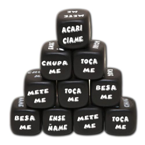 DIABLO PICANTE - DADO DE ACCIÓN NEGRO · DIVERTY SEX · Juego de Dados