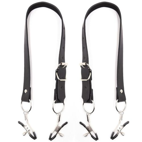 OHMAMA FETISH - PINZAS CLITORIS CON CORREAS PIERNAS · OHMAMA · Pinzas Pezones BDSM