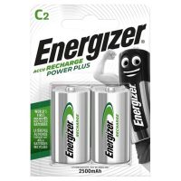 ENERGIZER - POWER PLUS PILA RECARGABLE HR14 C 2500mAh BLISTER*2 · ENERGIZER · Pilas Recargables