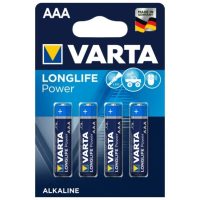 VARTA - LONGLIFE POWER PILA ALCALINA AAA LR03 BLISTER*4 · VARTA · Pilas Alcalinas