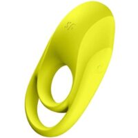 SATISFYER - SPECTACULAR DUO ANILLO VIBRADOR AMARILLO · SATISFYER · Anillos con Vibración