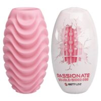 PRETTY LOVE - HUEVO MASTURBADOR DOBLE CARA ROSA · PRETTY LOVE · Masturbadores varios