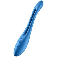 SATISFYER - ELASTIC GAME MULTI VIBRADOR AZUL · SATISFYER · Para Clítoris