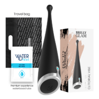 BRILLY GLAM - SPOT VIBE VIBRADOR CLITORIAL ORGASMICO SILICONA NEGRO · BRILLY GLAM · Para Clítoris