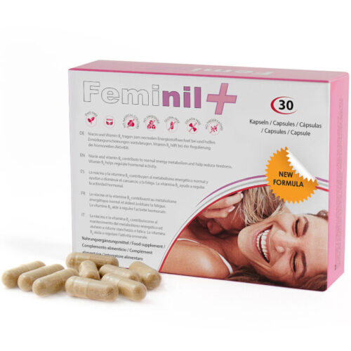 Feminil +  Complemento alimenticio para la libido femenina · 500COSMETICS · Cápsulas para Mujeres