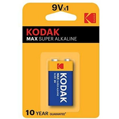 KODAK - MAX PILA ALCALINA 9V LR61 BLISTER · KODAK · Pilas Alcalinas