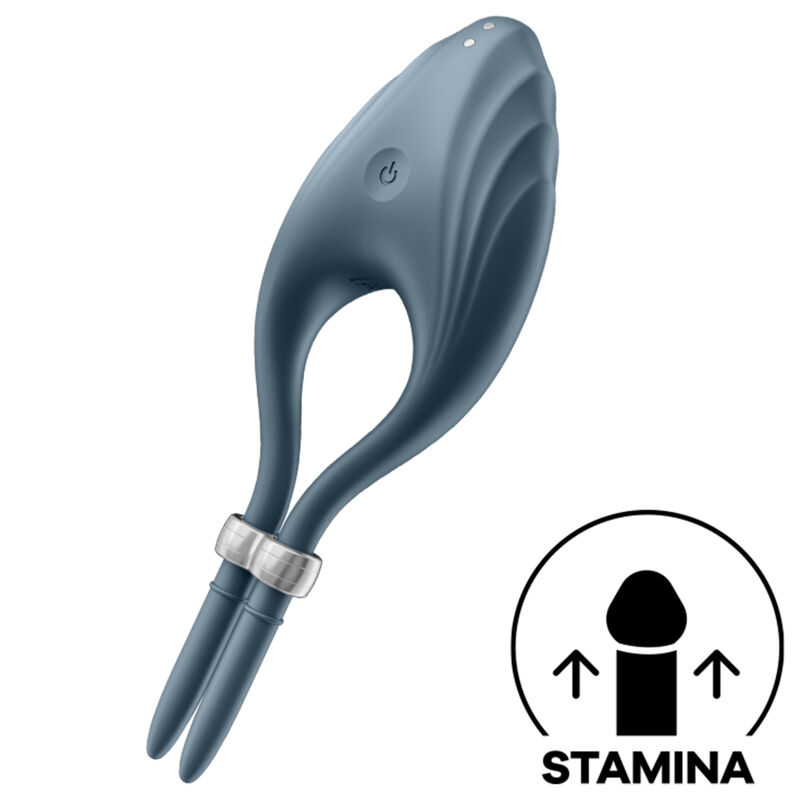 SATISFYER DUELIST ANILLO VIBRADOR - GRIS 9 img 124939 b4fd157a3b39c1f0ade16b9cac586f1c 1