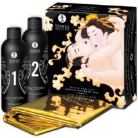 SHUNGA - GEL DE MASAJE EROTICO CUERPO A CUERPO ORIENTAL MELON MANGO · SHUNGA · KITS DE MASAJE