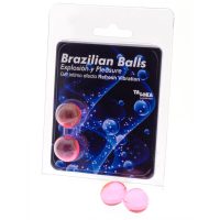 TALOKA - BRAZILIAN BALLS GEL EXCITANTE EFECTO VIBRACIÓN REFRESCANTE 2 BOLAS · DIVERTY SEX · Bolas Brazilian Balls