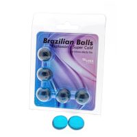 TALOKA - BRAZILIAN BALLS GEL EXCITANTE EFECTO FRÍO 5 BOLAS · DIVERTY SEX · Bolas Brazilian Balls