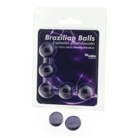 TALOKA - BRAZILIAN BALLS GEL EXCITANTE EFECTO VIBRACIÓN ELÉCTRICA 5 BOLAS · DIVERTY SEX · Bolas Brazilian Balls