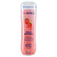 CONTROL - GEL DE MASAJE 3 EN 1 WILD BERRIES 200 ML · CONTROL · Con deliciosos Sabores