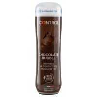 CONTROL - GEL DE MASAJE 3 EN 1 CHOCOLATE BUBBLE 200 ML · CONTROL · Con deliciosos Sabores