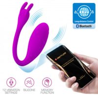 PRETTY LOVE - CATALINA MASAJEADOR FREE APP LILA · PRETTY LOVE · Vibradores control remoto