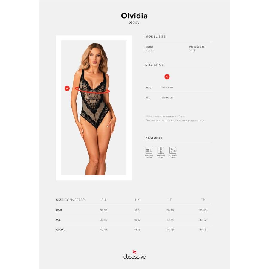 OBSESSIVE - OLVIDIA TEDDY XS/S 5 OBSESSIVE - OLVIDIA TEDDY XS/S - Imagen 5