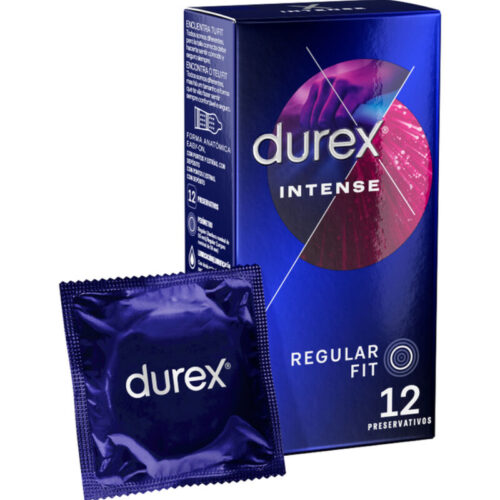 DUREX - INTENSE ORGASMIC 12 UNIDADES · DUREX · Cajas de 4 a 24