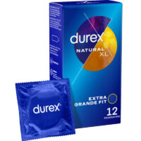 DUREX - NATURAL XL 12 UNIDADES · DUREX · Tamaño XL (Grandes)