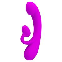 PRETTY LOVE - SINCERE VIBRADOR Y SUCCIONADOR DE CLÍTORIS SILICONA MORADO · PRETTY LOVE · Vibradores Rabbit
