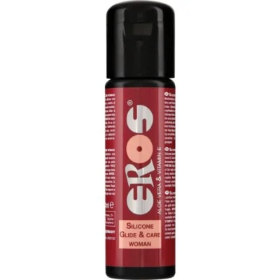 EROS - LUBRICANTE MEDICINAL BASE SILICONA PARA MUJER 100 ML · EROS · BASE SILICONA