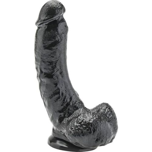 GET REAL – DILDO 20,5 CM CON TESTÍCULOS NEGRO