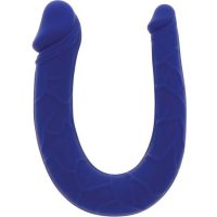 GET REAL - MINI DOUBLE DONG REALÍSTICO AZUL · GET REAL · Penes dobles