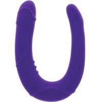 GET REAL - VOGUE MINI DOBLE DONG MORADO · GET REAL · Penes dobles