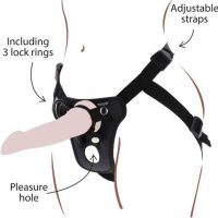 GET REAL – STRAP-ON PLEASURE HARNÉS NEGRO