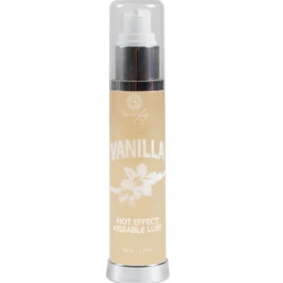 SECRETPLAY - LUBRICANTE 2-1 EFECTO CALOR VAINILLA 50 ML · SECRETPLAY · Con deliciosos Sabores