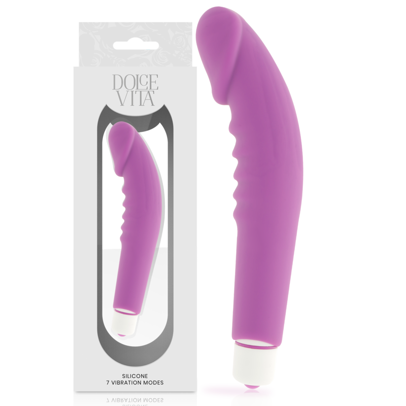 DOLCE VITA - REALISTIC PLEASURE VIBRADOR SILICONA LILA 9 img 141843 7ebc927ec6e1d83d7efdac67bc028712 1