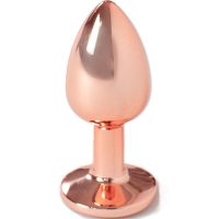 SECRETPLAY - METAL BUTT PLUG ORO ROSA TALLA S 7 CM · SECRETPLAY · Toys Fabricados en Metal