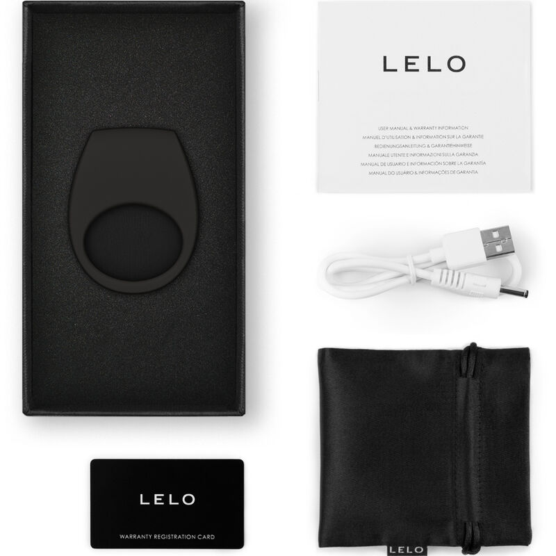 LELO - TOR 3 ANILLO VIBRADOR NEGRO 3 LELO - TOR 3 ANILLO VIBRADOR NEGRO · LELO · Anillos con Vibración