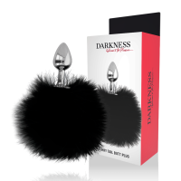 DARKNESS - EXTRA BUTTPLUG ANAL CON COLA NEGRO 7 CM · DARKNESS · Anal