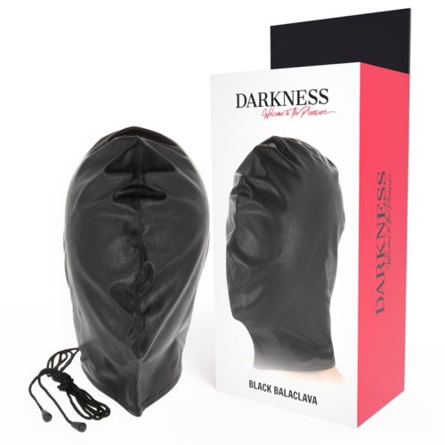 DARKNESS - SUBJUGATION MASCARA NEGRO · DARKNESS · Gorro BDSM